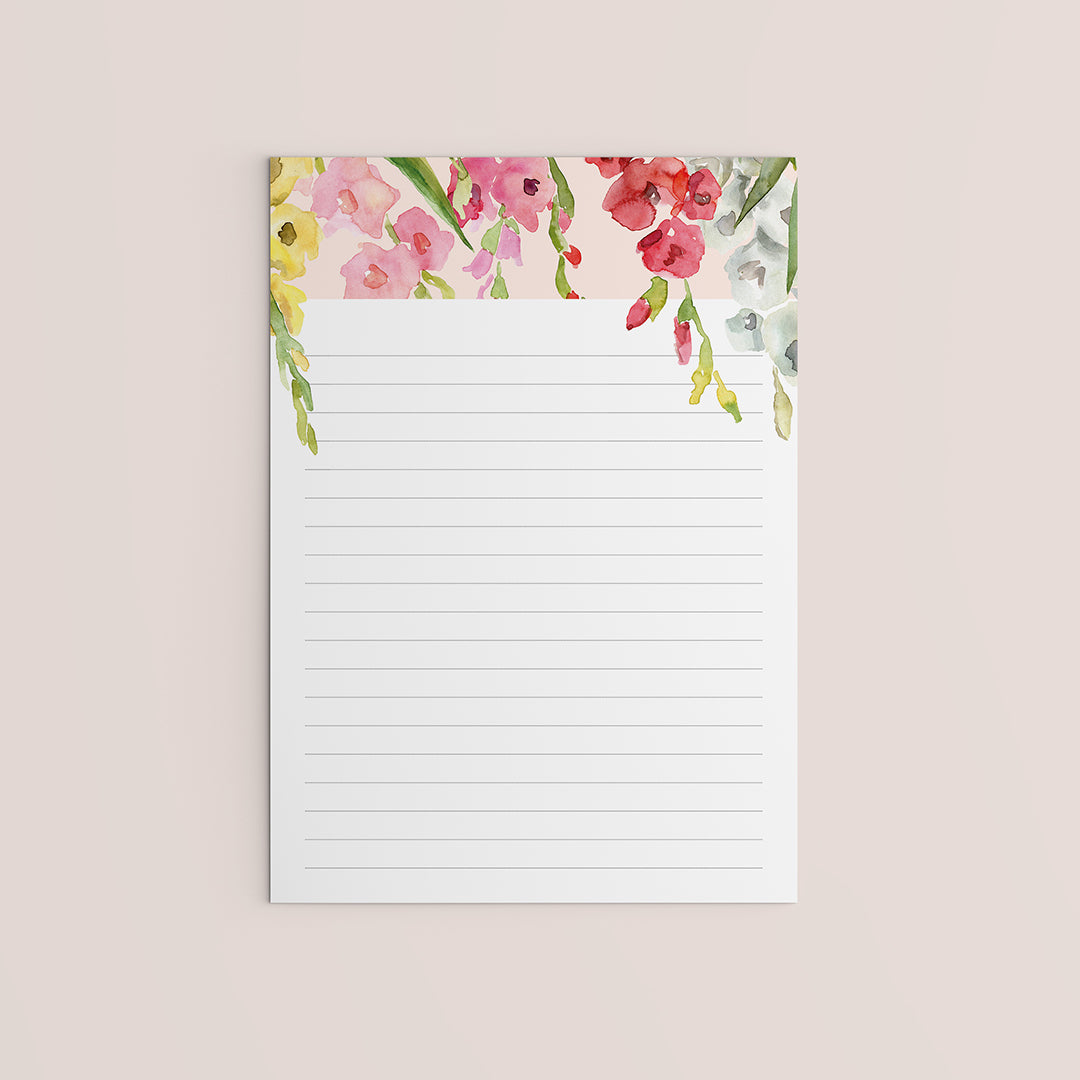 Gladioli Notepad – Leanne Baker