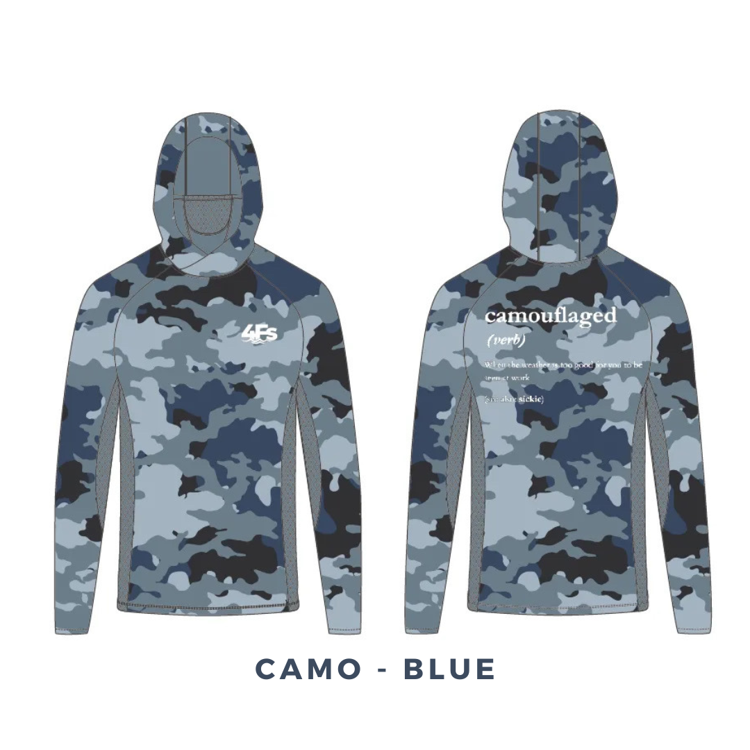 Blue Camo 4FS Outdoor Shirt