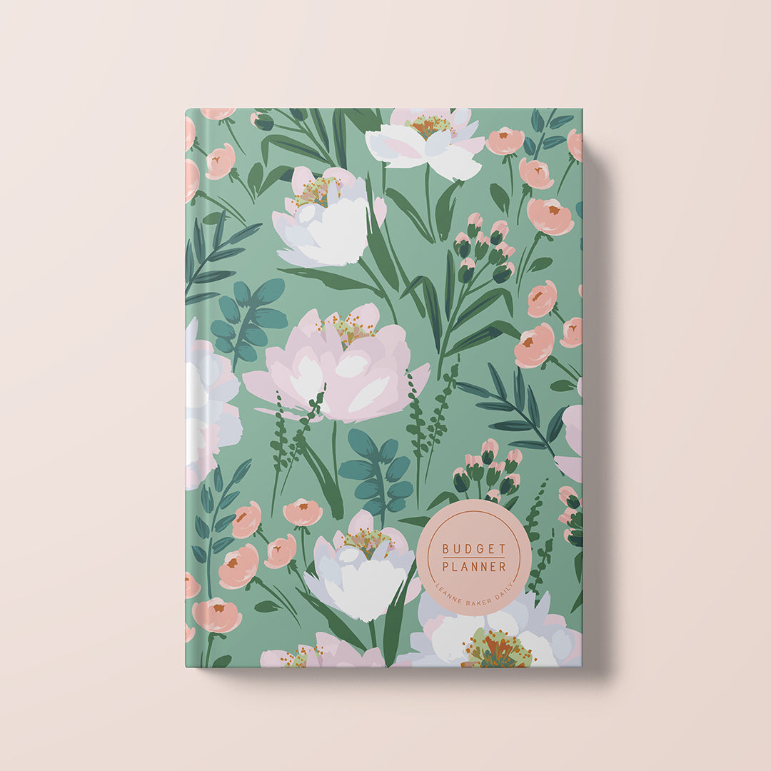 GREEN FLORAL Budget Planner