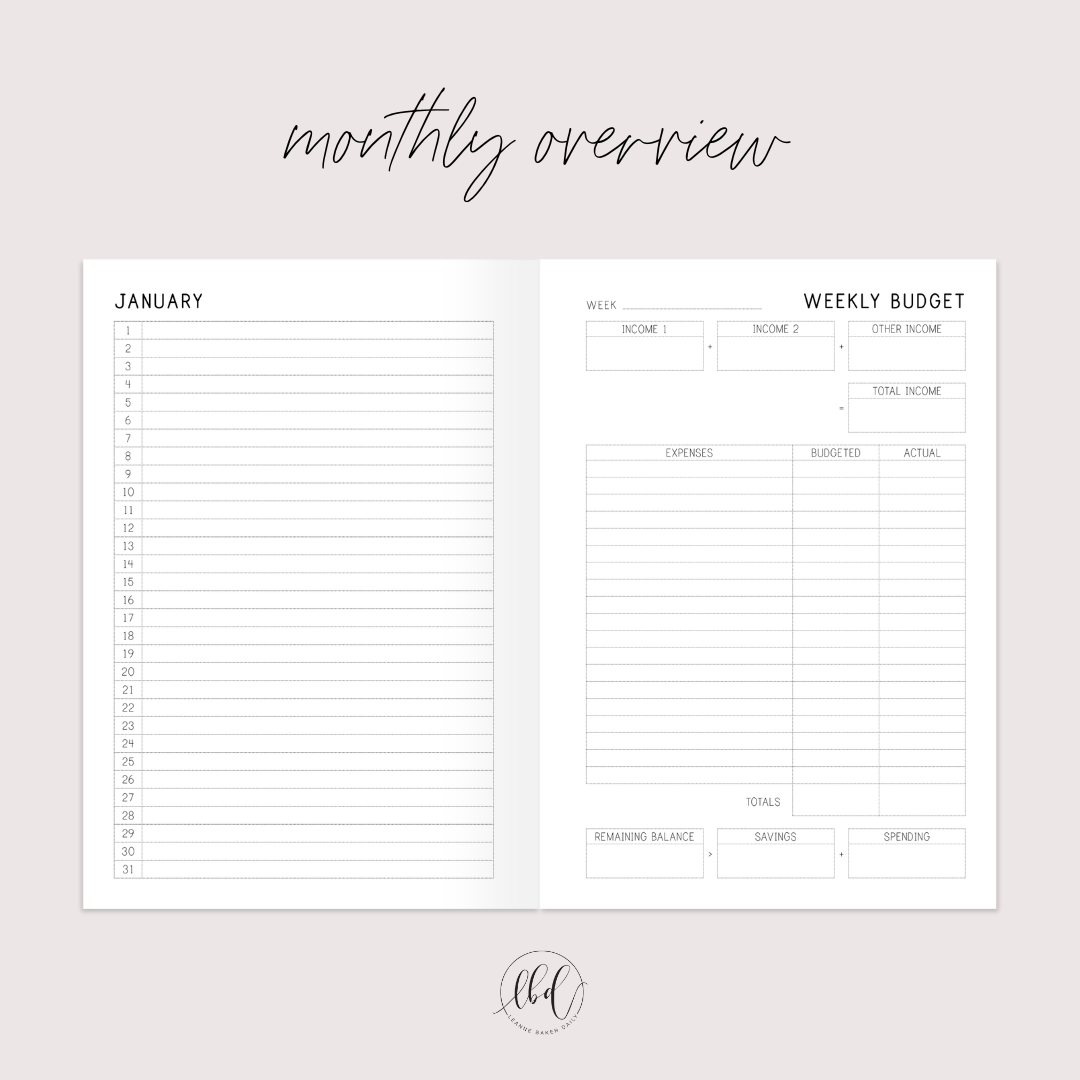 PINK Budget Planner