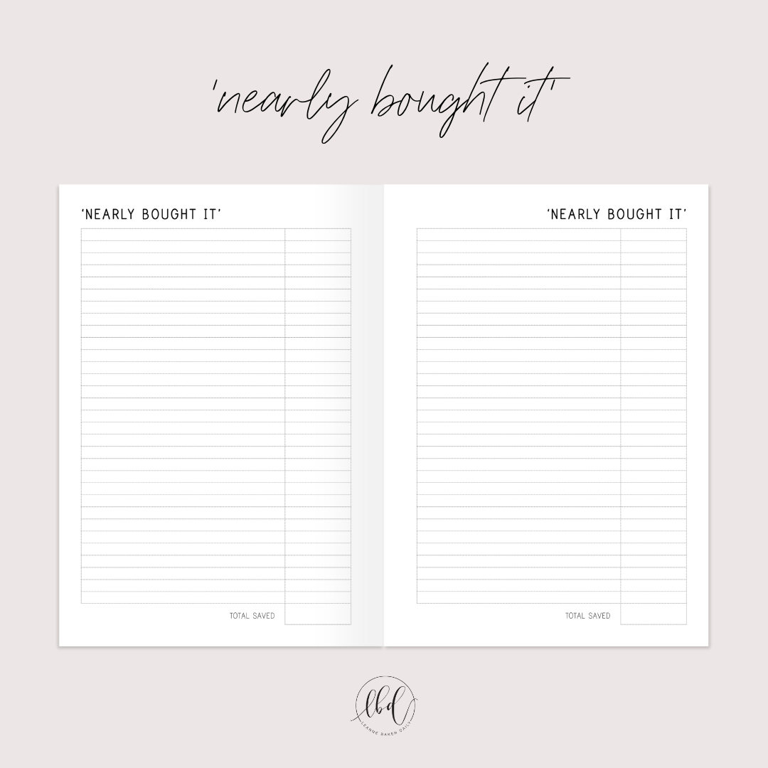 WATERCOLOUR Budget Planner