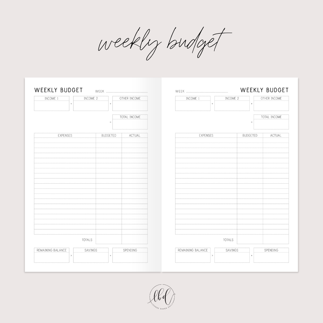 PINK Budget Planner