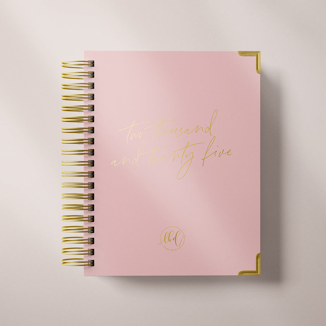 PINK 2025 WEEKLY LAYOUT SIGNATURE PLANNER