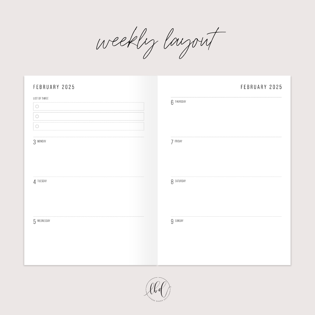 GREEN Slimline Planner