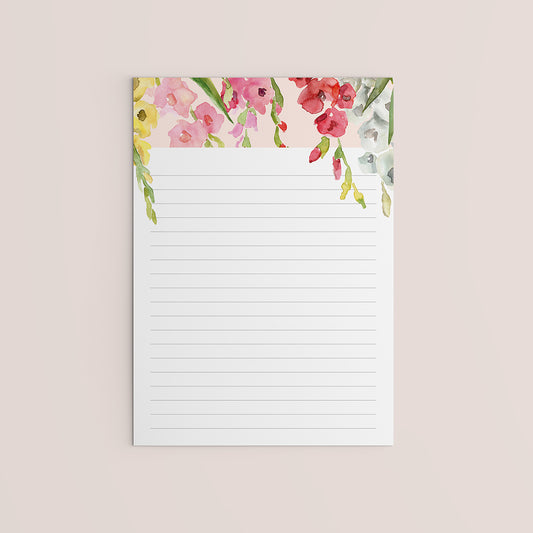 GLADIOLI Notepad