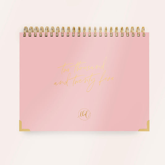 Pink LANDSCAPE 2025 A4 Planner