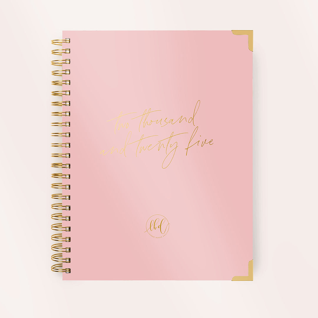 Pink 2025 A4 Planner – Leanne Baker