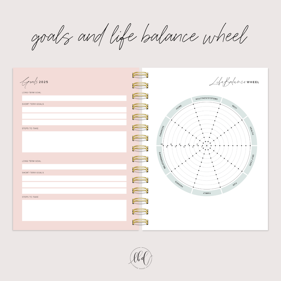 PINK 2025 WEEKLY Create Space Planner